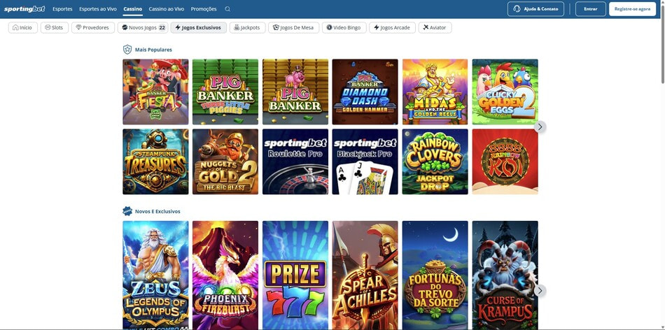 Sportingbet's Exclusive Slots and Table Games in Brazil