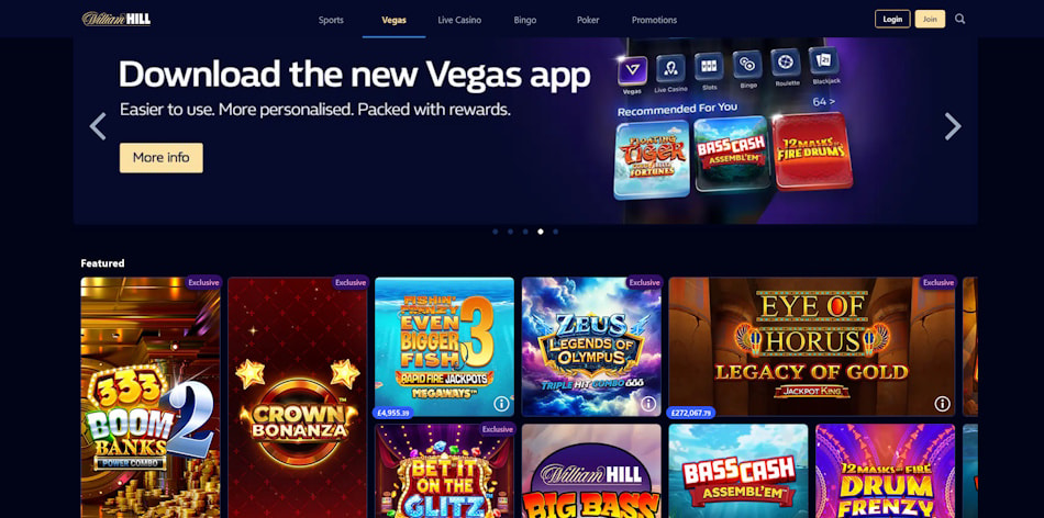 William Hill Gaming Variety