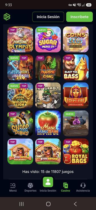Colección de Tragamonedas Online de Bets.io