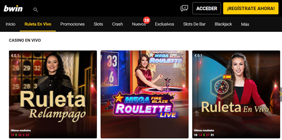 Live Roulette on Mobile at bwin Casino