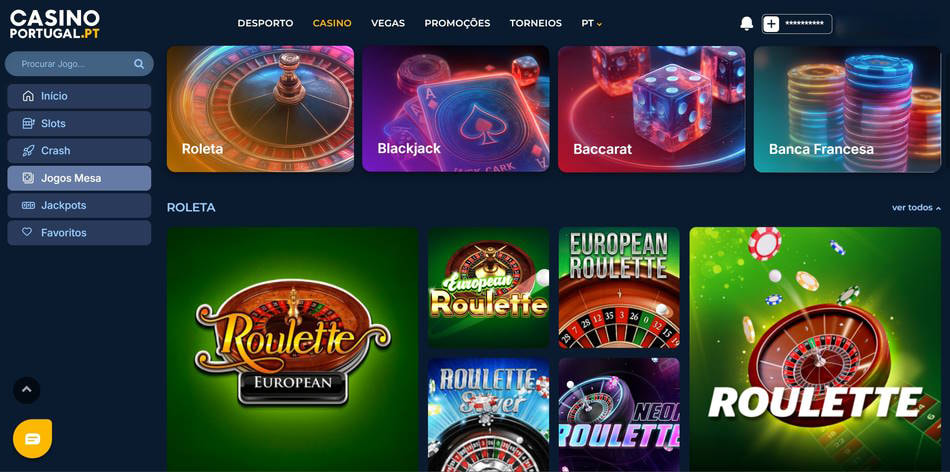 Roleta online no Casino Portugal