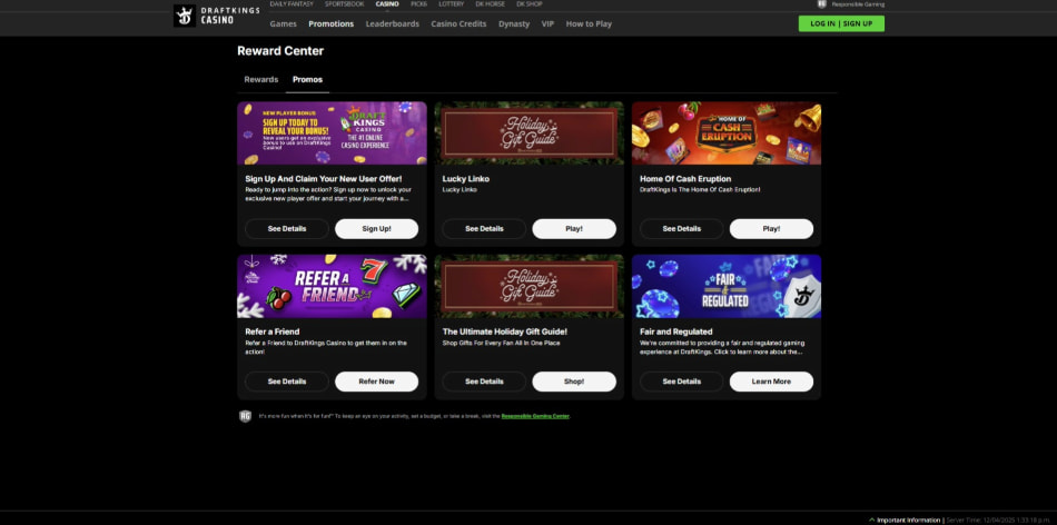 The Diverse Casino Promotions at DraftKings