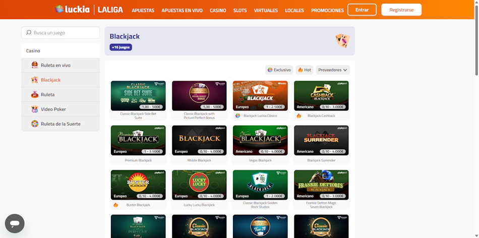 High Stakes Blackjack at Luckia