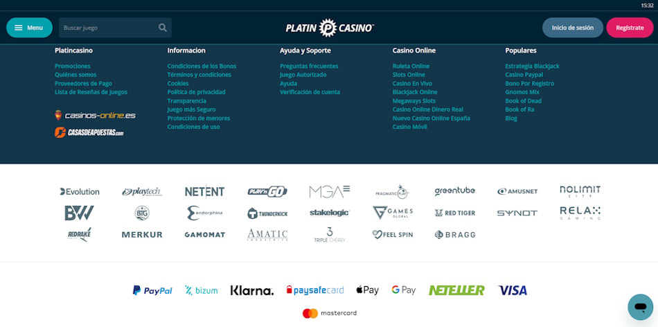 Platincasino Games Developers