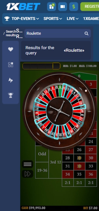 European Roulette Demo at 1XBET
