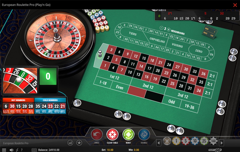 European Roulette Pro by Play'n GO