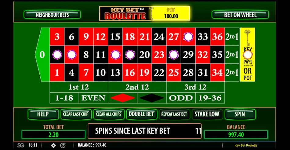 Key Bet Roulette by Barcrest