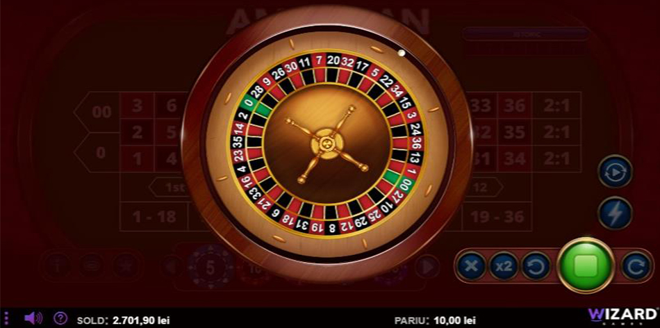 Ruletă americană online