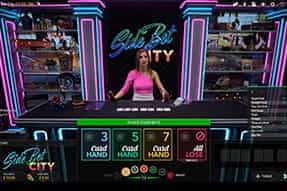 Side Bet City at the Griffon Casino with Real Dealers