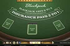 Single Deck Blackjack from NetEnt