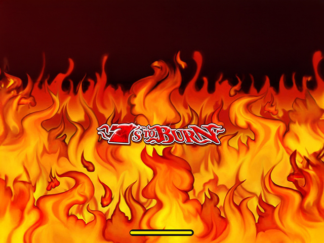 The rows and reels of the 7s to Burn slot from SG Interactive