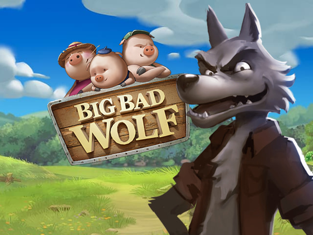 Play the slot for free and test out the Bad Wolf's tactics with the three little pigs
