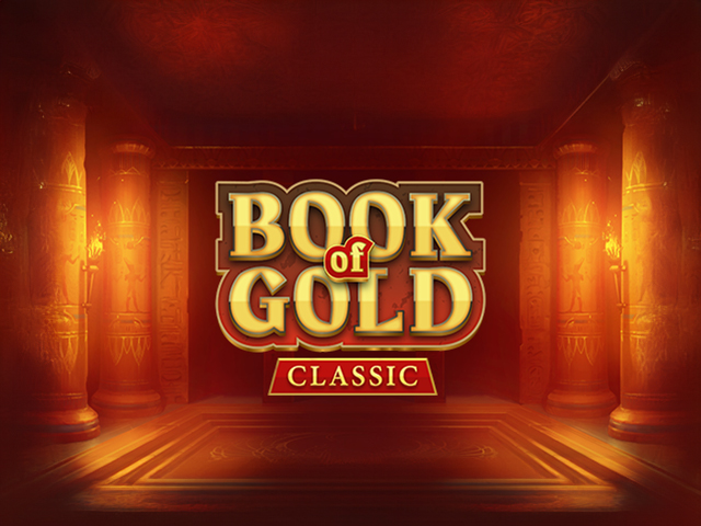 Book of Gold Classic demo game screen with a winning payline.