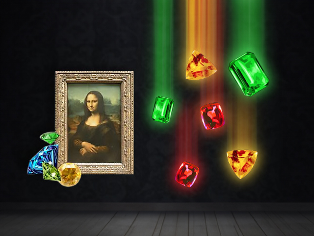 The Da Vinci Diamonds rows and reels.