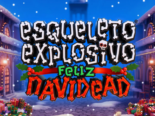 Esqueleto Explosivo Feliz Navidead