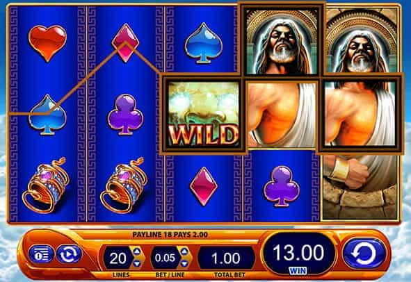 The Kronos slot demo game rows and reels.