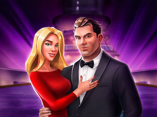 Luxury Life online slot during the game.