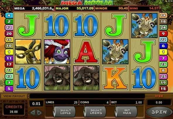 Play Mega Moolah Online Slot at CA Casinos