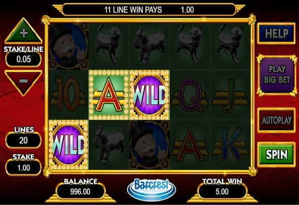 Monopoly Big Event online slot in-game view