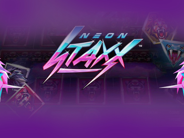 In-game view of Neon Staxx online slot