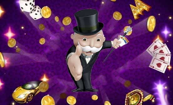Uncle Pennybags from the Monopoly Big Event online slot
