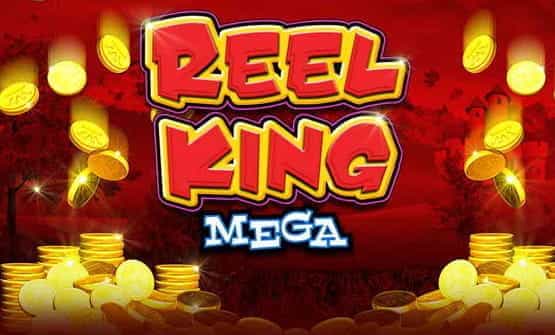 Logo of Reel King Mega online slot by Red Tiger Gaming.