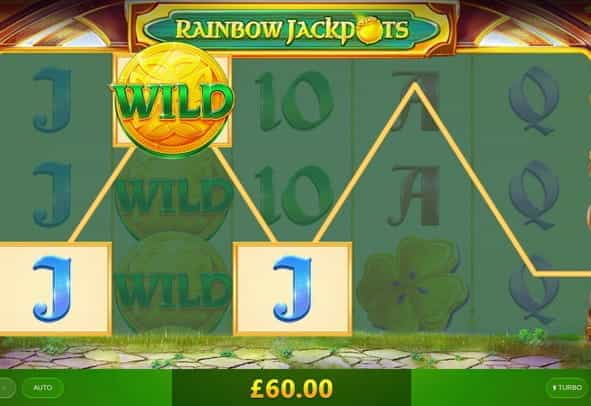 Play Rainbow Jackpots for free right now.