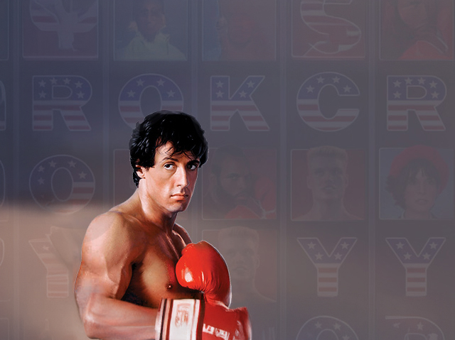 In-game view of the Rocky online slot