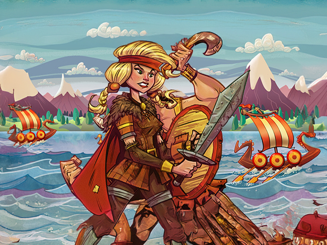 Vikings slot online rows and reels.