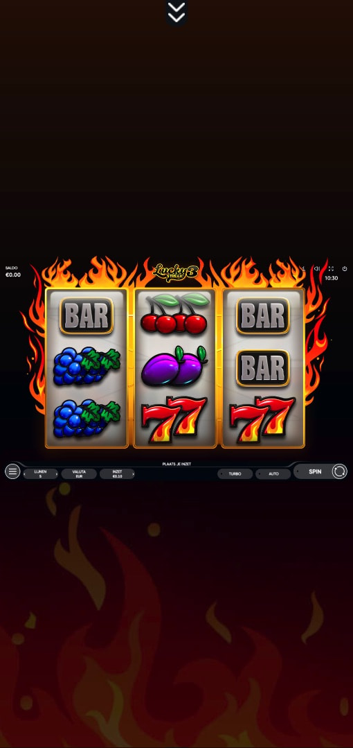 Mobiele screenshot van de Lucky Streak 3 gokkast bij Casino777.
