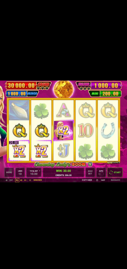 Testing the Charming Lady's Boom Online Slot by Greentube