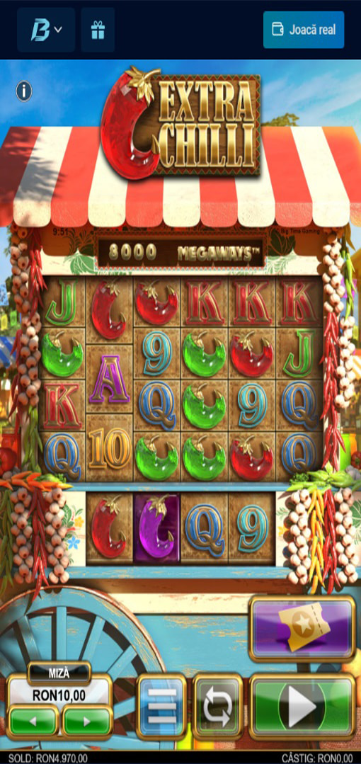 Slotul Extra Chilli de la Big Time Gaming