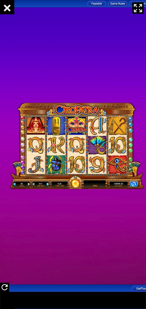 De klassieke Cleopatra slot van IGT