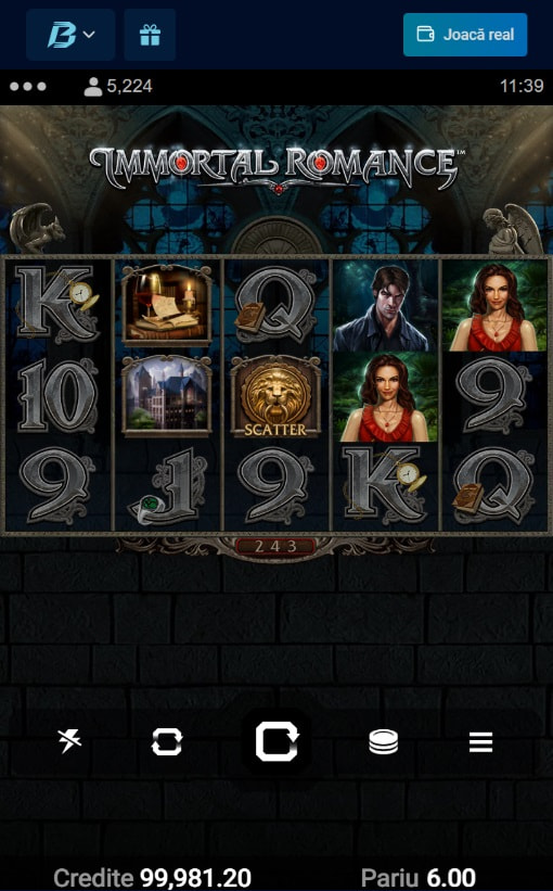 Slotul Immortal Romance de la Microgaming