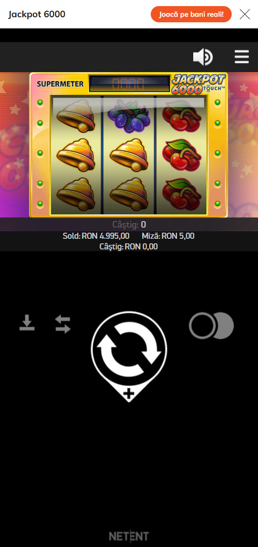 Slotul Jackpot 6000 de la NetEnt