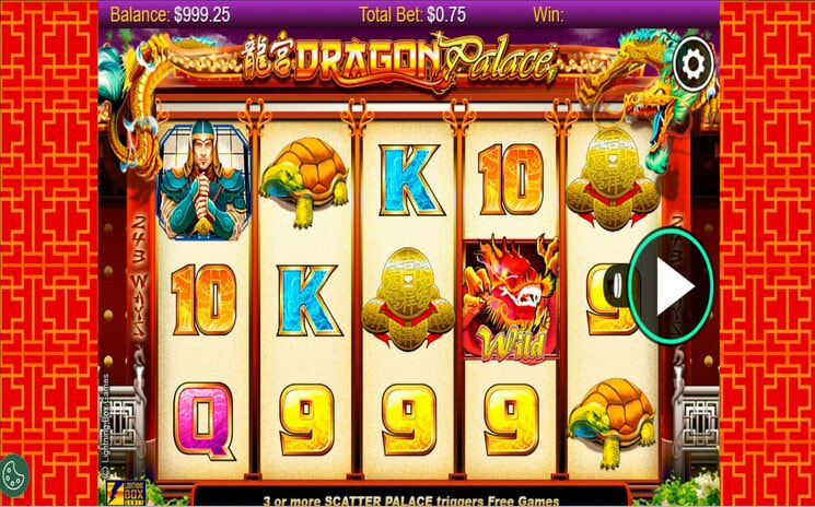 Dragon Palace (Lightning Box, gruppo Light & Wonder): slot 243 ways con simbolo Wild.