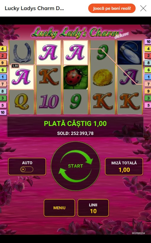 Slotul Lucky Lady's Charm Deluxe de la Novomatic