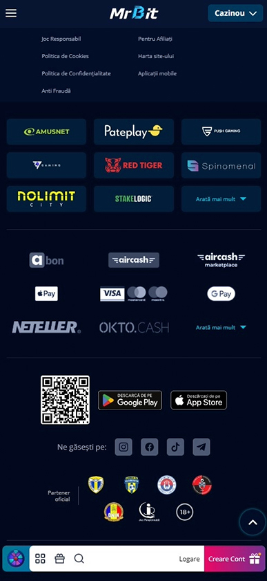 Metodele de plată disponibile la Mr Bit.