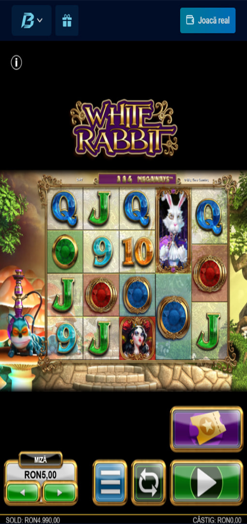 Slotul White Rabbit de la Big Time Gaming