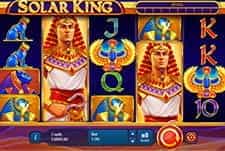 The Solar King Slot at King Billy online casino.