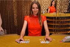 The Speed Baccarat game at King Billy online casino.
