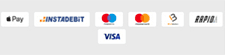 Logos from various Spinland payment methods.