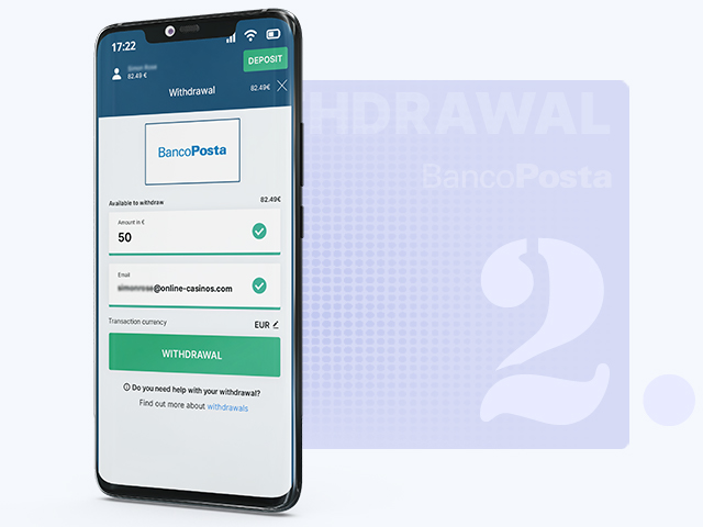 Fill in How Much You Want to Withdraw