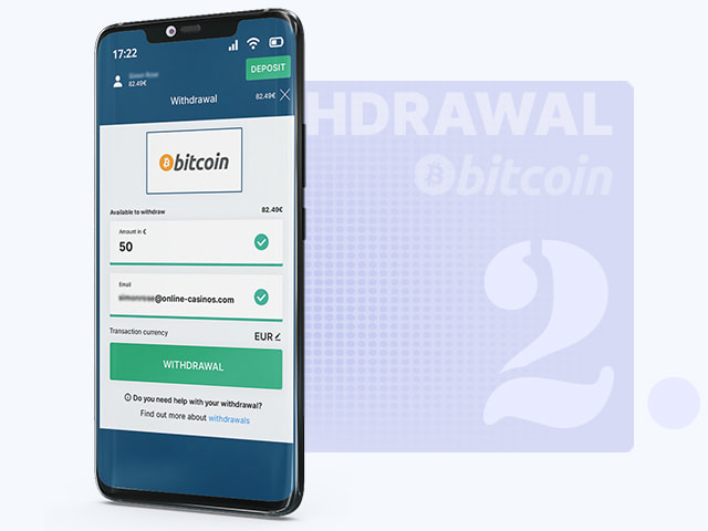 Fill in the Cash Amount and Confirm the Transaction