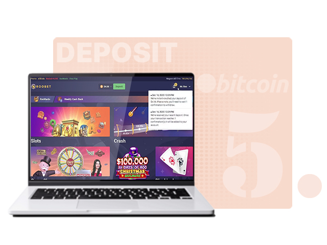 Bitcoin Deposit Confirmation Page