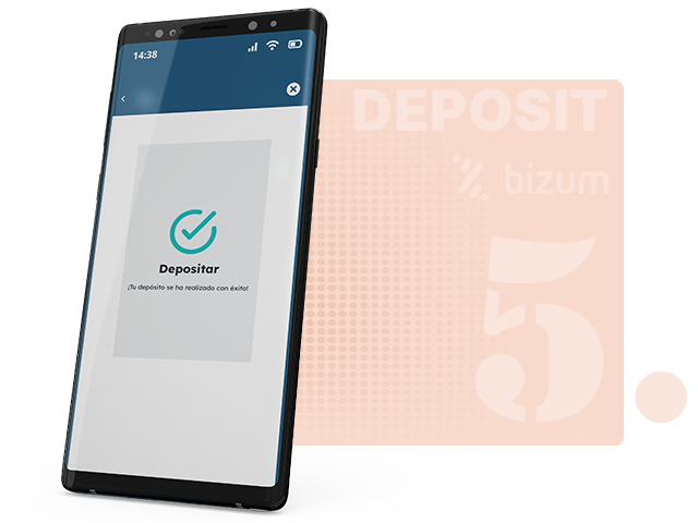 Bizum Deposit Confirmation Page