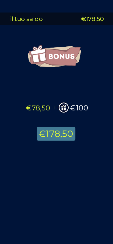 Il saldo del giocatore su un casinò online