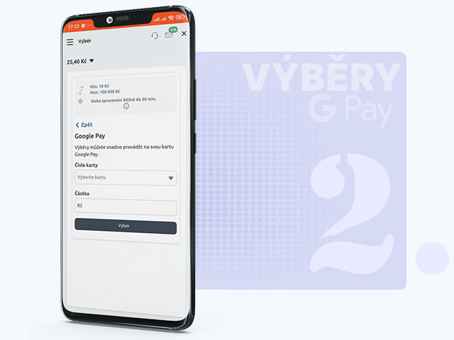 Možnosti pro nastavení výběru přes Google Pay v casinu Betano