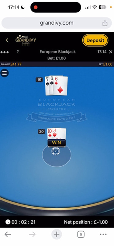 Playing European Blackjack Online