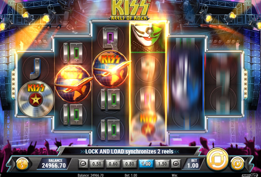 Kiss Reels of Rock Scatter Symbol